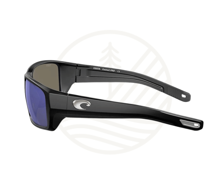 Lunettes Polarisantes COSTA Fantail Pro 580G Matte Black Blue Mirror | PLC-PECHE.FR
