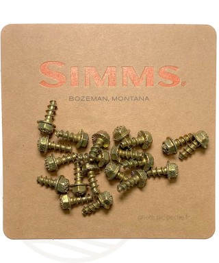 Clous SIMMS hardbite stud Vibram soles X20 - PLC FLY SHOP