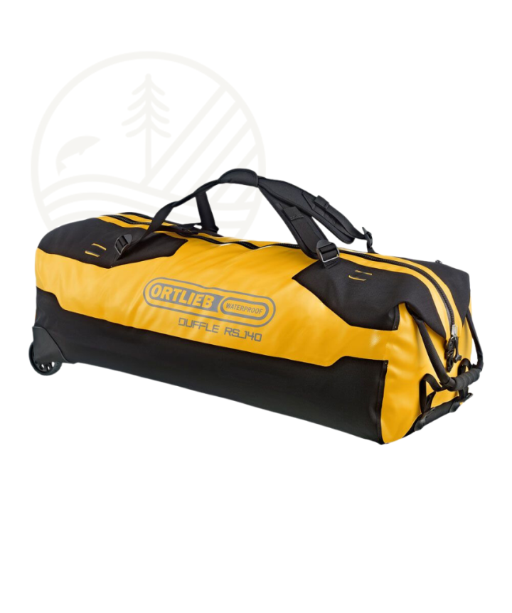 Sac Voyage à Roulettes ORTLIEB Duffle RS 140L Jaune/Black | PLC-PECHE.FR
