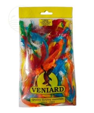 Large Cock Neck Hackles Mixed 7g VENIARD | PLC-PECHE.FR