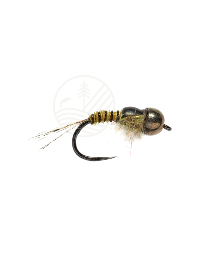 Mouche FULLING MILL Olive Quill Nymph Black B/L | PLC-PECHE.FR
