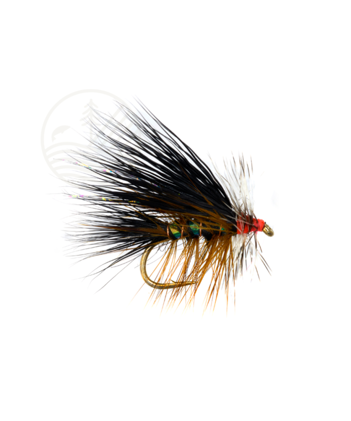 Mouche FULLING MILL Jackie Hot Head Sooty Olive Stimulator | PLC-PECHE.FR