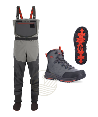 Pack SIMMS Freestone Smoke Rubber | PLC-PECHE.FR