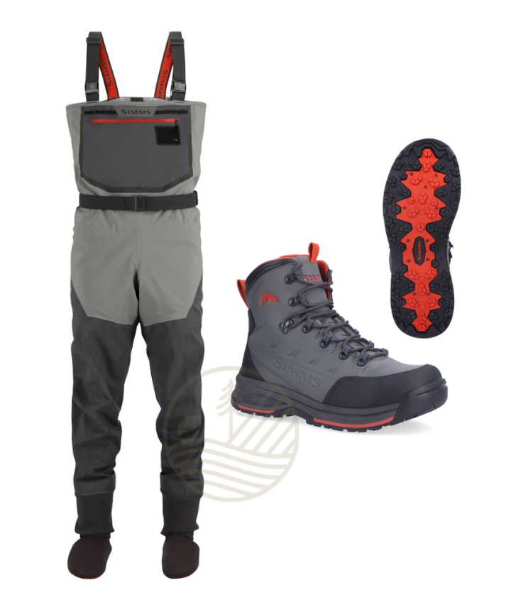 Pack SIMMS Freestone Smoke Rubber | PLC-PECHE.FR