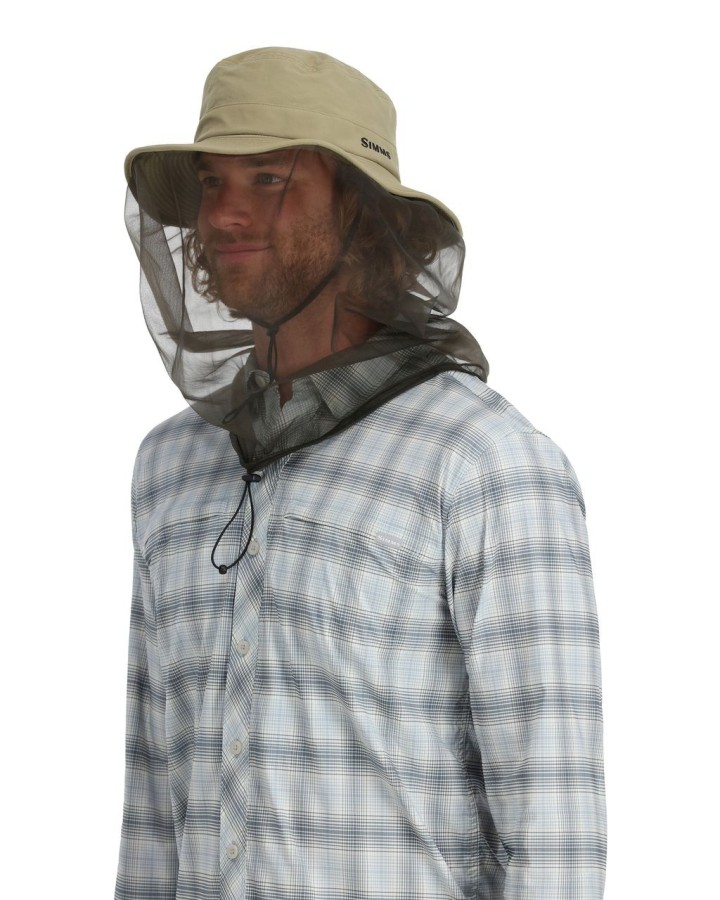 Chapeau SIMMS BugStopper Net Sombrero Stone | PLC-PECHE.FR
