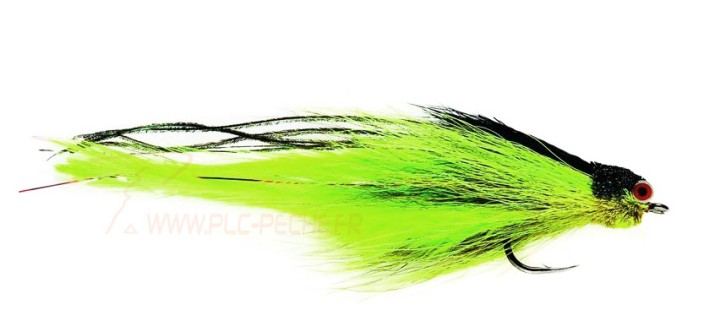 Mouche Mer FULLING MILL Andino Deceiver Chartreuse/Black | PLC-PECHE.FR