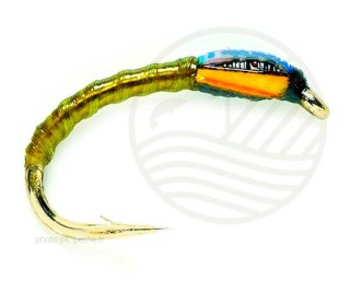 Mouche FULLING MILL Nymphe Buzzer Olive S12 | PLC-PECHE.FR