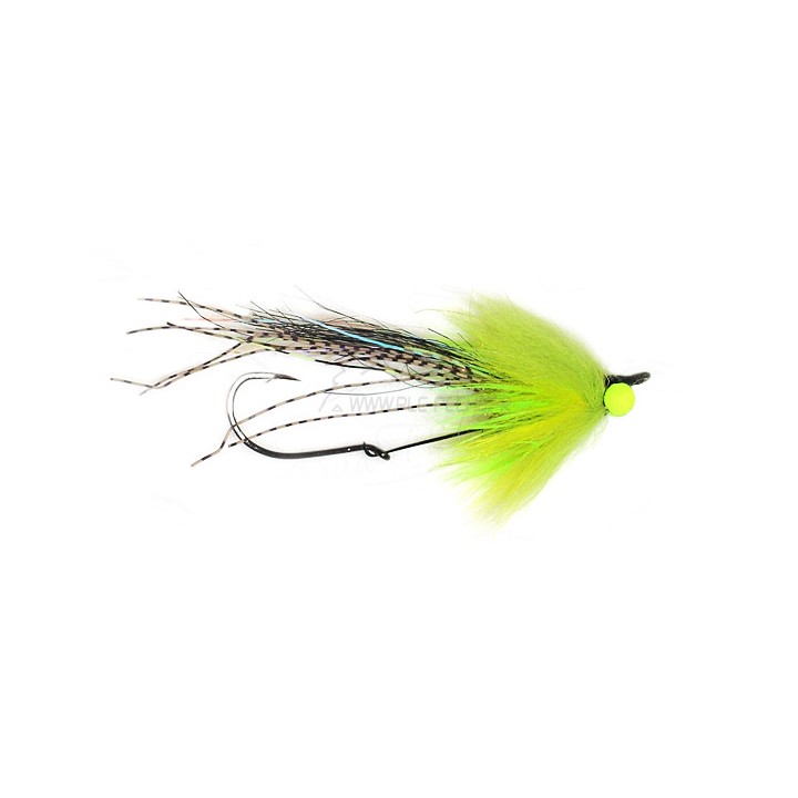 Mouche Steelhead AQUAFLIES Mini Intruder Brett Klamath Chartreuse  | PLC-PECHE.FR