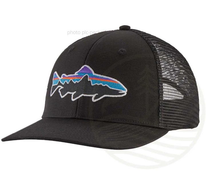 Casquette Fitz Roy PATAGONIA Trucker Hat Black | PLC-PECHE.FR