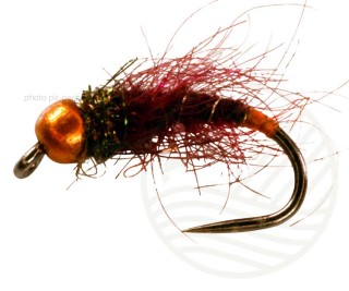 Mouche Nymph Rust/Blk Tungstene BL CATCHY FLIES | PLC-PECHE.FR
