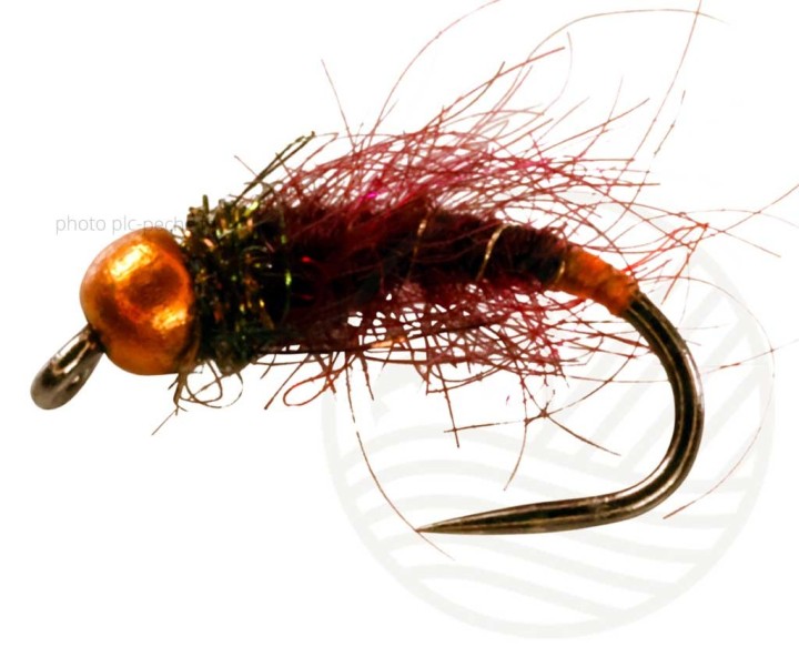 Mouche Nymph Rust/Blk Tungstene BL CATCHY FLIES | PLC-PECHE.FR