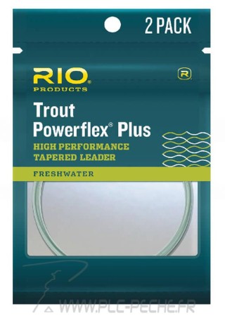 Bas de Ligne RIO Powerflex Plus 12´(3,70m) - PLC FLY SHOP