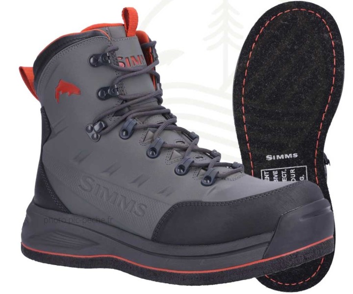Chaussures de wading SIMMS Freestone Feutre | PLC-PECHE.FR