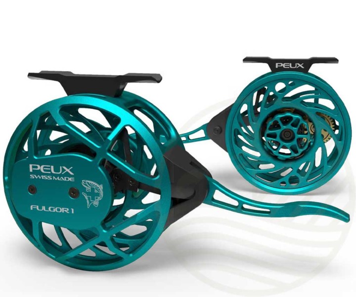 Moulinet PEUX Fulgor Bleu Electrique| PLC FLY SHOP
