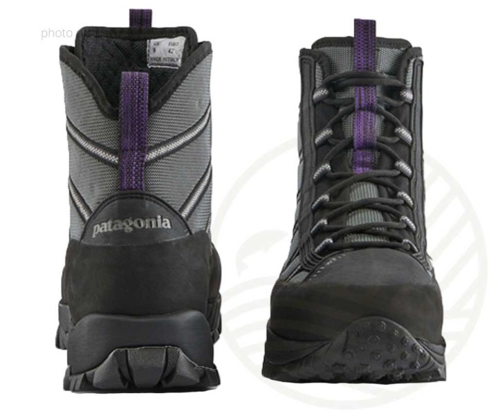 Chaussures PATAGONIA Forra Wading Boots Forge Grey Rubber  | PLC-PECHE.FR