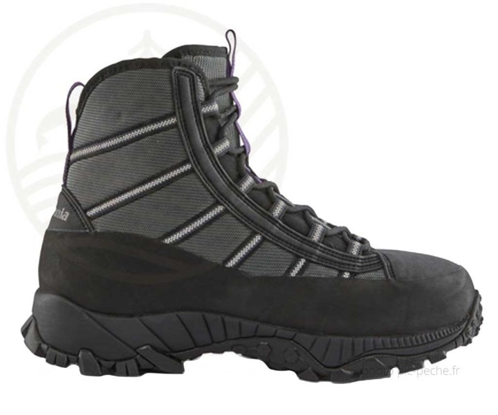 Chaussures PATAGONIA Forra Wading Boots Forge Grey Rubber  | PLC-PECHE.FR