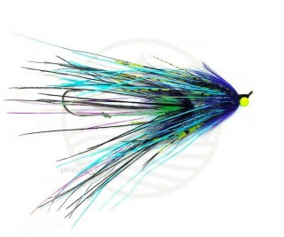 Mouche Steelhead Stu's Ostrich intruder Blue/Purple | PLC-PECHE.FR