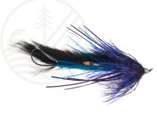 Mouche Steelhead Mini Intruder Dirty Hoh Purple/Black | PLC FLY SHOP