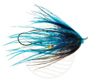 Mouche steelhead Jerry's Ultra Mini Intruder Blue/Black | PLC FLY SHOP
