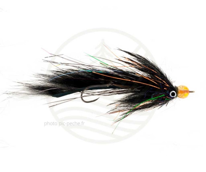 Mouche Steelhead Senyo's Egg Rider Black/Orange | PLC FLY SHOP