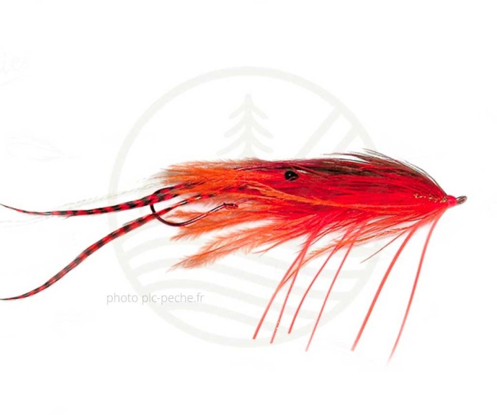 Mouche Steelhead Stu's Stinger Prawn Orange | PLC-PECHE.FR
