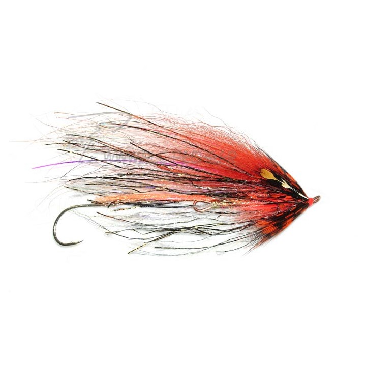 Mouche AQUAFLIES Steelhead Senoy's Predator Scandi orange/gold | PLC-PECHE.FR