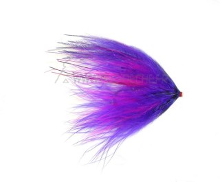 Mouche Tube Fly AQUAFLIES Steelhead/Saumon Hartwick's Marabou Fushia/Purple