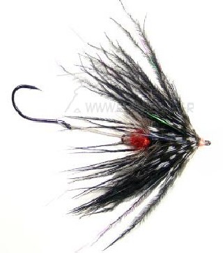 Mouche steelhead intruder fish taco black | PLC-PECHE.FR
