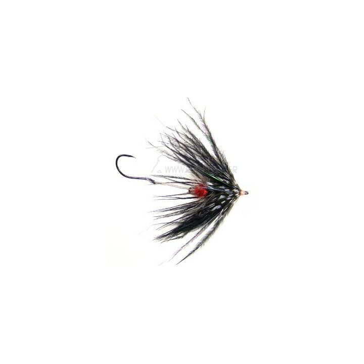 Mouche steelhead intruder fish taco black | PLC-PECHE.FR