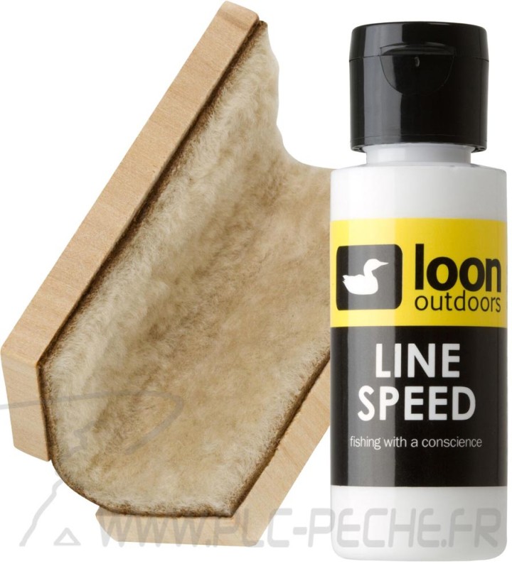 Kit nettoyeur de soies Loon avec tampon applicateur | PLC-PECHE.FR