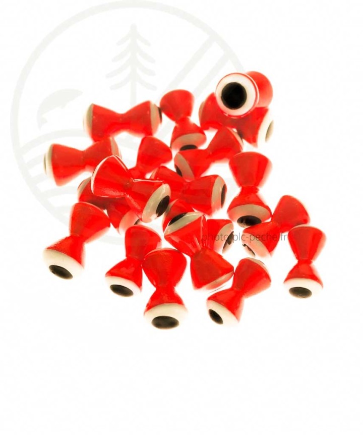 Intruder Double Eyes 4mm (5/32") AQUA FLIES | PLC-PECHE.FR