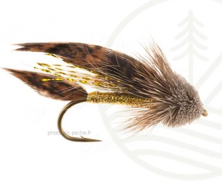 Mouche Muddler Minnow Pearl Aqua Flies | PLC-PECHE.FR