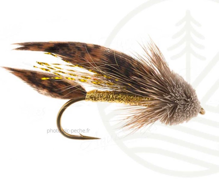Mouche Muddler Minnow Pearl Aqua Flies | PLC-PECHE.FR
