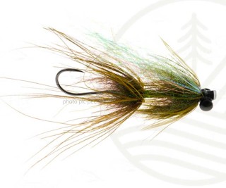 Mouche Trout Spey Intruder Olive  | PLC-PECHE.FR