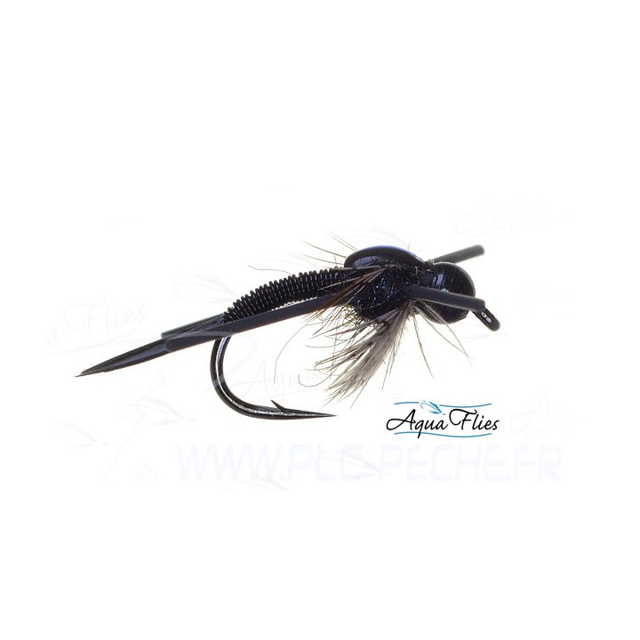 Mouche TDF Nymph Black Copper John Tugsten | PLC FLY SHOP