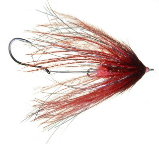 Mouche steelhead intruder fish taco red | PLC-PECHE.FR