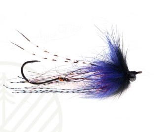 Mouche Mini Intruder Brett Klamath Black/Purple  | PLC-PECHE.FR