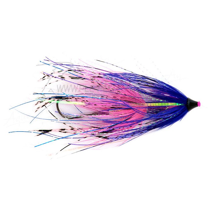 Mouche saumon AQUA FLIES king Stu's chinook intruder Pink / Purple - PLC FLY SHOP