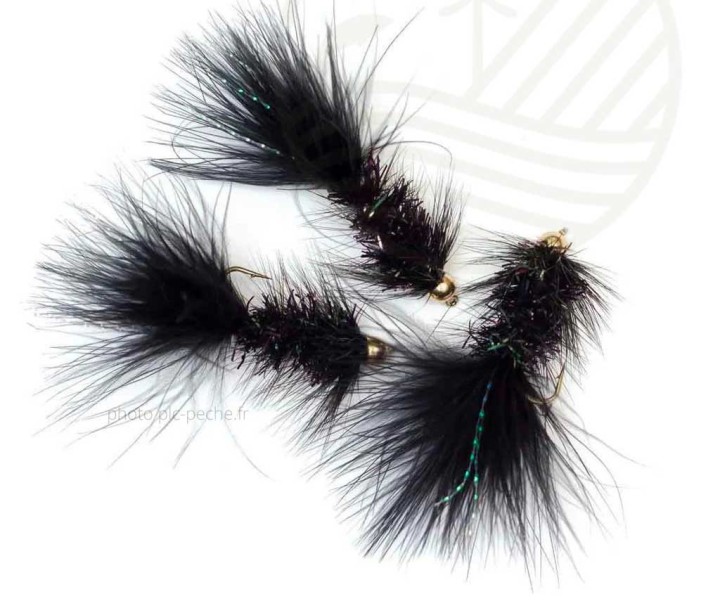 Mouche J:SON GH Wolly Bugger Black H8 | PLC-PECHE.FR