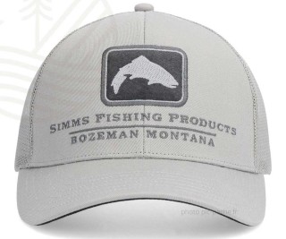 Casquette SIMMS Double Haul Icon Trucker Cinder | PLC-PECHE.FR