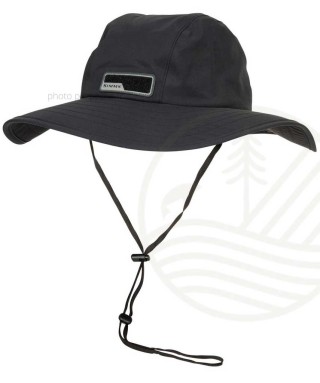 Chapeau SIMMS Gore-Tex Guide Sombrero Black  | PLC-PECHE.FR