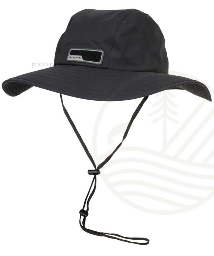 Chapeau SIMMS Gore-Tex Guide Sombrero Black  | PLC-PECHE.FR