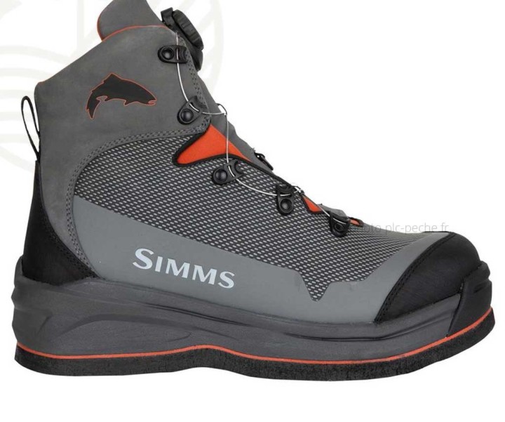 Chaussures de Wading Guide BOA Boot Feutre Slate SIMMS | PLC-PECHE.FR