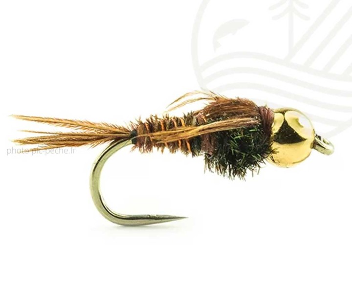 Mouche Devaux nymphe bille tungstène PT03 BL | PLC-PECHE.FR
