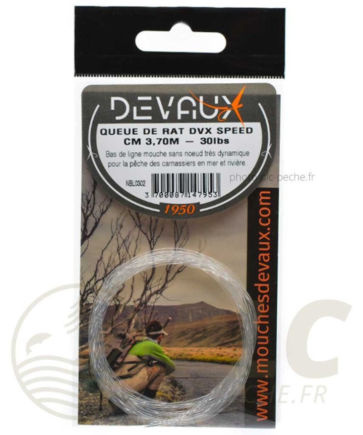 Bas de Ligne DEVAUX Queue de rat Speed CM 3,70 m | PLC-PECHE.FR