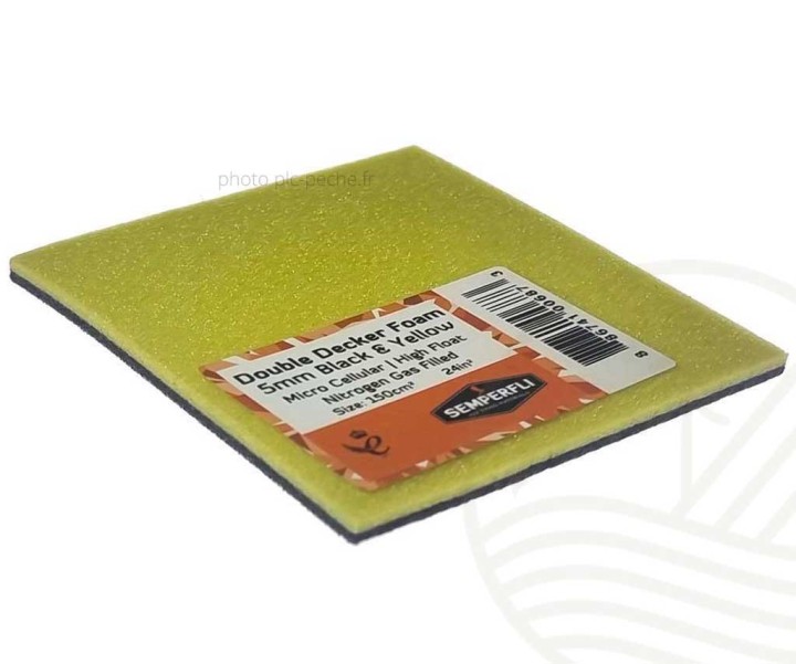 Mousse SEMPERFLI Double Decker Foam 5mm | PLC-PECHE.FR