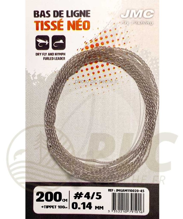 Bas de Ligne Tissé Néo JMC 1,50m | PLC-PECHE.FR