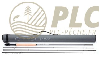Canne VISION Toka 9'6 Soie de 3 - 4 Brins | PLC-PECHE.FR