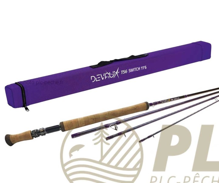 Canne à mouche DEVAUX T56 Switch 11'6 soie de 12/15 | PLC-PECHE.FR
