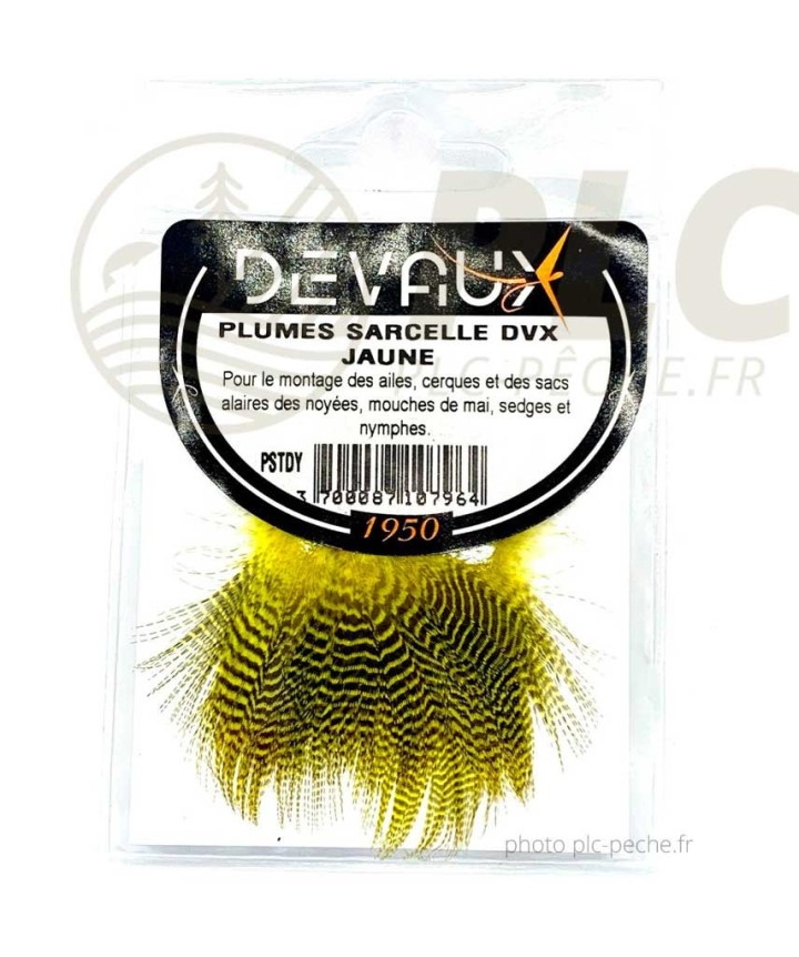 Plumes de Sarcelle DEVAUX | PLC-PECHE.FR